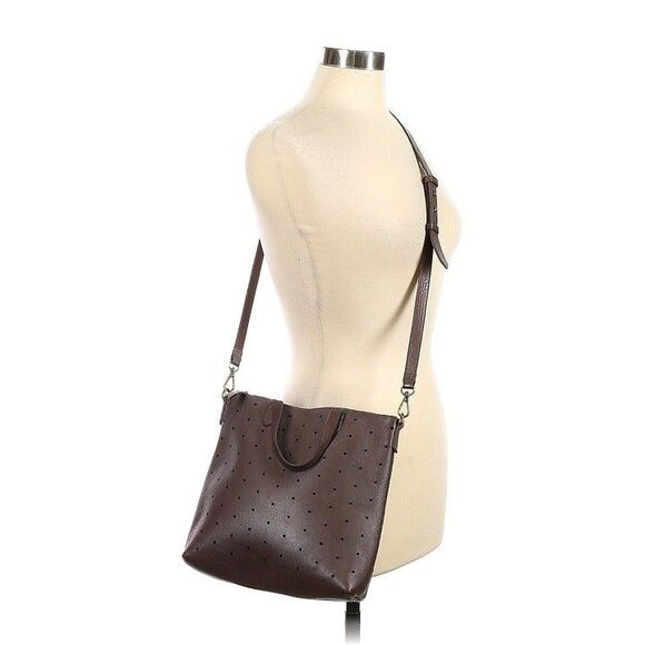 MADEWELL Mini Transport Perforated Leather Crossbody Bag - Castle Rock - Picture 2 of 11